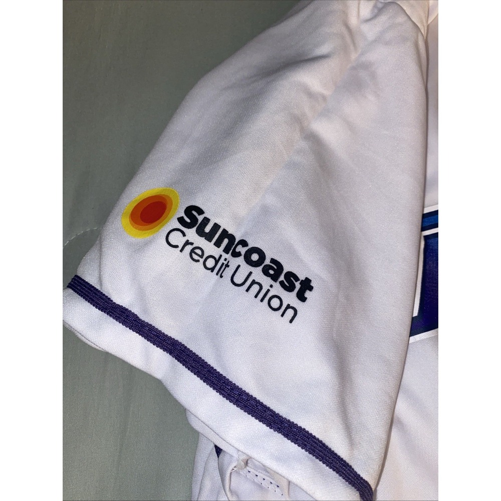 Devil Rays White Baseball Jersey - image 5